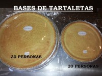 Bases Para Tartaletas y Pie para 30 personas